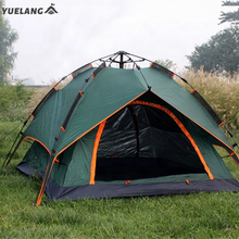 Load image into Gallery viewer, Good Selling Camping Outdoor 3-4 Person Double Layer Automatic Tent pop up Tent