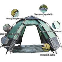 Load image into Gallery viewer, New Design Quick Automatic Opening Durable Waterproof 4 Person Camping Tent