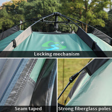 Load image into Gallery viewer, New Design Quick Automatic Opening Durable Waterproof 4 Person Camping Tent