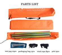 Load image into Gallery viewer, sun shade tent for beach family beach sunshade tent