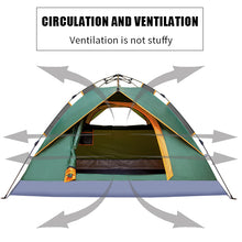 Load image into Gallery viewer, Good Selling Camping Outdoor 3-4 Person Double Layer Automatic Tent pop up Tent