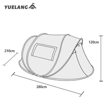 Load image into Gallery viewer, Pop up waterproof camping tent