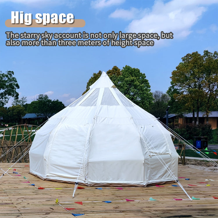 round canvas tent