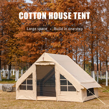 Load image into Gallery viewer, Unistengh inflatable tent party tent outdoor tent camping canvas bell tent
