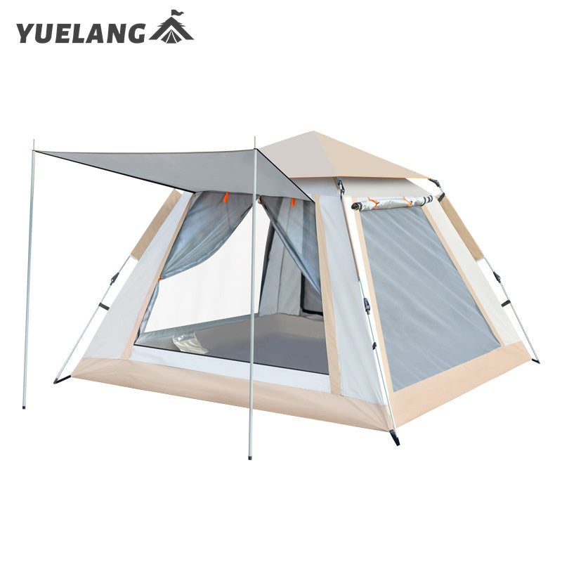 New Design 3-4 Person Outdoor Family Tent  Waterproof Luxury Camping Tent automatic tent