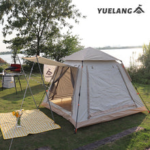 Load image into Gallery viewer, New Design 3-4 Person Outdoor Family Tent  Waterproof Luxury Camping Tent automatic tent
