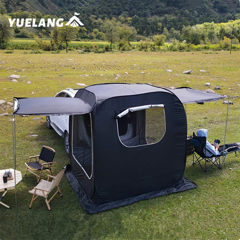 2022 New Style Outdoor Camping Rear Tent Pop Up Car Tail Tent Portable Awning Tent Car Tent