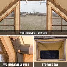 Load image into Gallery viewer, Unistengh inflatable tent party tent outdoor tent camping canvas bell tent
