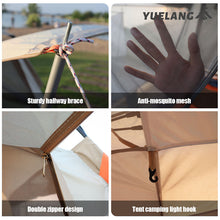 Load image into Gallery viewer, New Design 3-4 Person Outdoor Family Tent  Waterproof Luxury Camping Tent automatic tent
