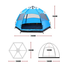 Load image into Gallery viewer, Outdoor Waterproof Tent Hiking Military Lightweight Folding Automatic Tent Pop Up Tent Instant Camping Tent
