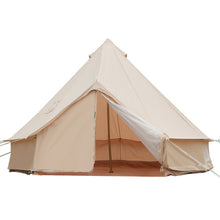 Load image into Gallery viewer, Best selling outdoor tent arabic canvas camp family tent  6m cotton canvas bell tent glamping tent
