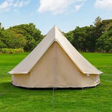 Load image into Gallery viewer, Good quality luxury glamping tent 4m cotton canvas bell tent for outdoor camping tent
