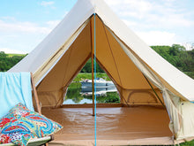 Load image into Gallery viewer, Good quality luxury glamping tent 4m cotton canvas bell tent for outdoor camping tent
